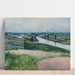Reproduktion av målningen La Seine à la Pointe d'Épinay - Gustave Caillebotte