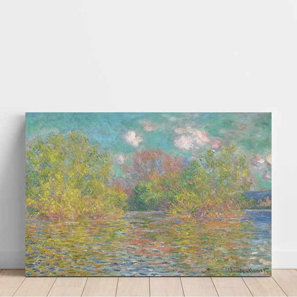 Reproduktion av målningen La Seine nära Giverny - Claude Monet