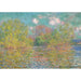Reproduktion av målningen La Seine nära Giverny - Claude Monet