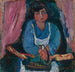 La Servante en bleu - Cham Soutine — vy av konstverket