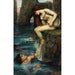 Reproduktion av målningen La Sirène - John William Waterhouse