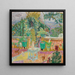 La Terrasse ou Une terrasse à Grasse - Pierre Bonnard — inramlat konstverk på väggen