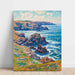 Reproduktion av målningen La Terre De Cléden, Point De Raz, Finistère - Henry Moret