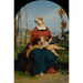 Reproduktion av målningen La Vierge, L'Enfant Jésus et Saint Jean - Jean-Léon Gérôme