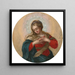 La Vierge Marie Immaculée - École génoise — inramlat konstverk på väggen