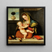 La Vierge allaitant l'Enfant - Giovanni Battista Moroni — inramlat konstverk på väggen