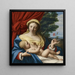La Vierge des Roses - Giovanni Battista Salvi da Sassoferrato — inramlat konstverk på väggen