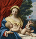 La Vierge des Roses - Giovanni Battista Salvi da Sassoferrato — vy av konstverket