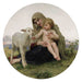 La Vierge et l'Agneau - William Bouguereau — vy av konstverket