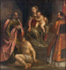 La Vierge et l'Enfant avec Saint Martin et Saint Pétronius - Alessandro Maganza — vy av konstverket