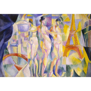 La Ville de Paris - Robert Delaunay | Reproduction Tableau Décoration murale affiche copie