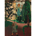 Reproduktion av målningen La balançoire au Prieuré - Maurice Denis