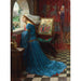 Reproduktion av målningen La belle Rosamund - John William Waterhouse