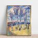 Reproduktion av målningen La boucle du tramway à Skøyen - Edvard Munch