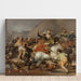 Reproduktion av målningen La charge des Mamelouks - Francisco de Goya