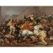 Reproduktion av målningen La charge des Mamelouks - Francisco de Goya