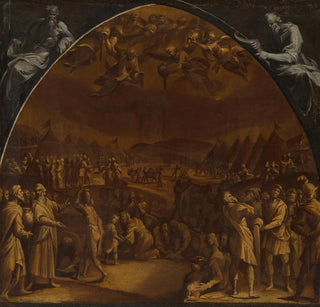 La collecte de la manne - Aurelio Lomi