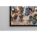 Reproduktion av målningen La collecte de la manne - James Tissot