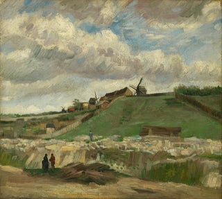 La colline de Montmartre avec carrière de pierre - Vincent van Gogh