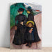 Reproduktion av målningen La famille (La famille du livre) - Edvard Munch