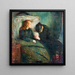 La fille malade - Edvard Munch — inramlat konstverk på väggen
