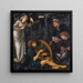 La folie de Sir Tristram - Sir Edward Coley Burne-Jones — inramlat konstverk på väggen