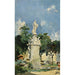 Reproduktion av målningen La fontaine d'Apollon, Madrid - Joaquín Sorolla