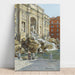 Reproduktion av målningen La fontaine de Trevi à Rome - Antonietta Brandeis