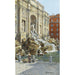 Reproduktion av målningen La fontaine de Trevi à Rome - Antonietta Brandeis