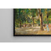 Reproduktion av målningen La grande rue du lac à Wannsee avec des promeneurs - Max Liebermann