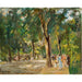 Reproduktion av målningen La grande rue du lac à Wannsee avec des promeneurs - Max Liebermann