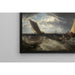 Reproduktion av målningen La jonction de la Tamise et de la Medway - Joseph Mallord William Turner