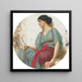 La lettre d'amour - John William Godward — inramlat konstverk på väggen