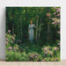 Reproduktion av målningen La lisière des bois - Charles Courtney Curran
