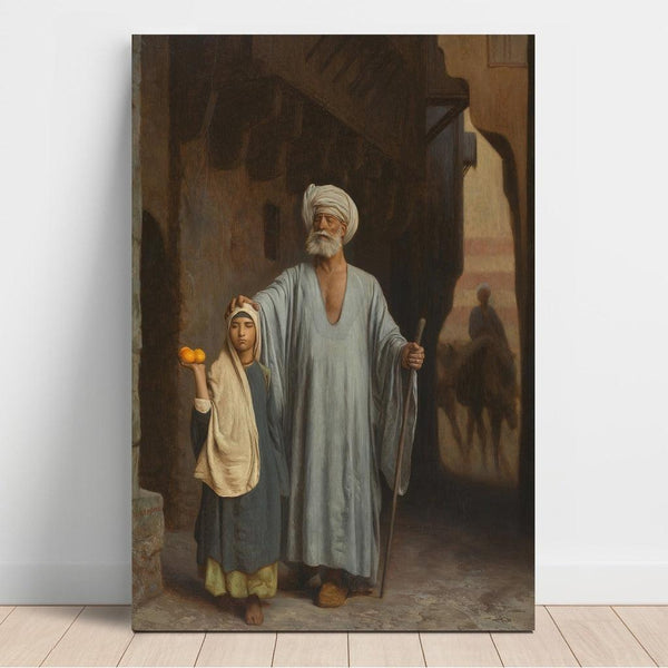 Reproduktion av målningen La main tendue - Jean-Léon Gérôme