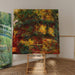 Reproduktion av målningen La passerelle japonaise, Giverny - Claude Monet