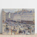 Reproduktion av målningen La place du Havre, Paris - Camille Pissarro