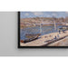 Reproduktion av målningen La plage à Saint-Mammès - Alfred Sisley