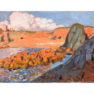 La plage rouge - Maurice Denis | Reproduction Tableau Décoration murale affiche copie