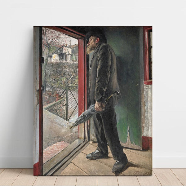Reproduktion av målningen Har regnet upphört? - Laurits Andersen Ring