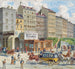 La porte écossaise et la bastille des laitiers à Vienne - Franz Gerasch — vy av konstverket