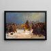 Reproduktion av målningen La retraite de Napoleon en Russie d'Adolph Northen