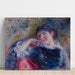 Reproduktion av målningen La rêveuse - Pierre-Auguste Renoir