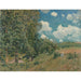 Reproduktion av målningen La route de Versailles à Saint-Germain - Alfred Sisley