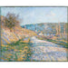 Reproduktion av målningen La route de Vétheuil - Claude Monet