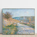 Reproduktion av målningen La route de Vétheuil - Claude Monet