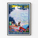 Alpernas väg - Vintage poster