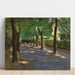 Reproduktion av målningen La rue Colomier à Wannsee - Max Liebermann