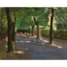 Reproduktion av målningen La rue Colomier à Wannsee - Max Liebermann