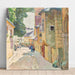 Reproduktion av målningen La rue Dr. Seipel à Mödling - Carl Moll